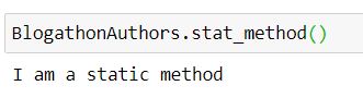 calling stat method